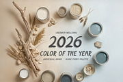 2026 Color Of The Year Paint Palette, a Presentation Template by CONCEPT COLORS (Thumbnail 1 of 9)