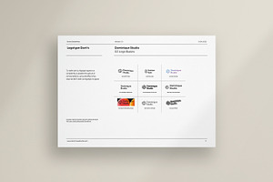 DOMINIQUE STUDIO / Brand Guidelines