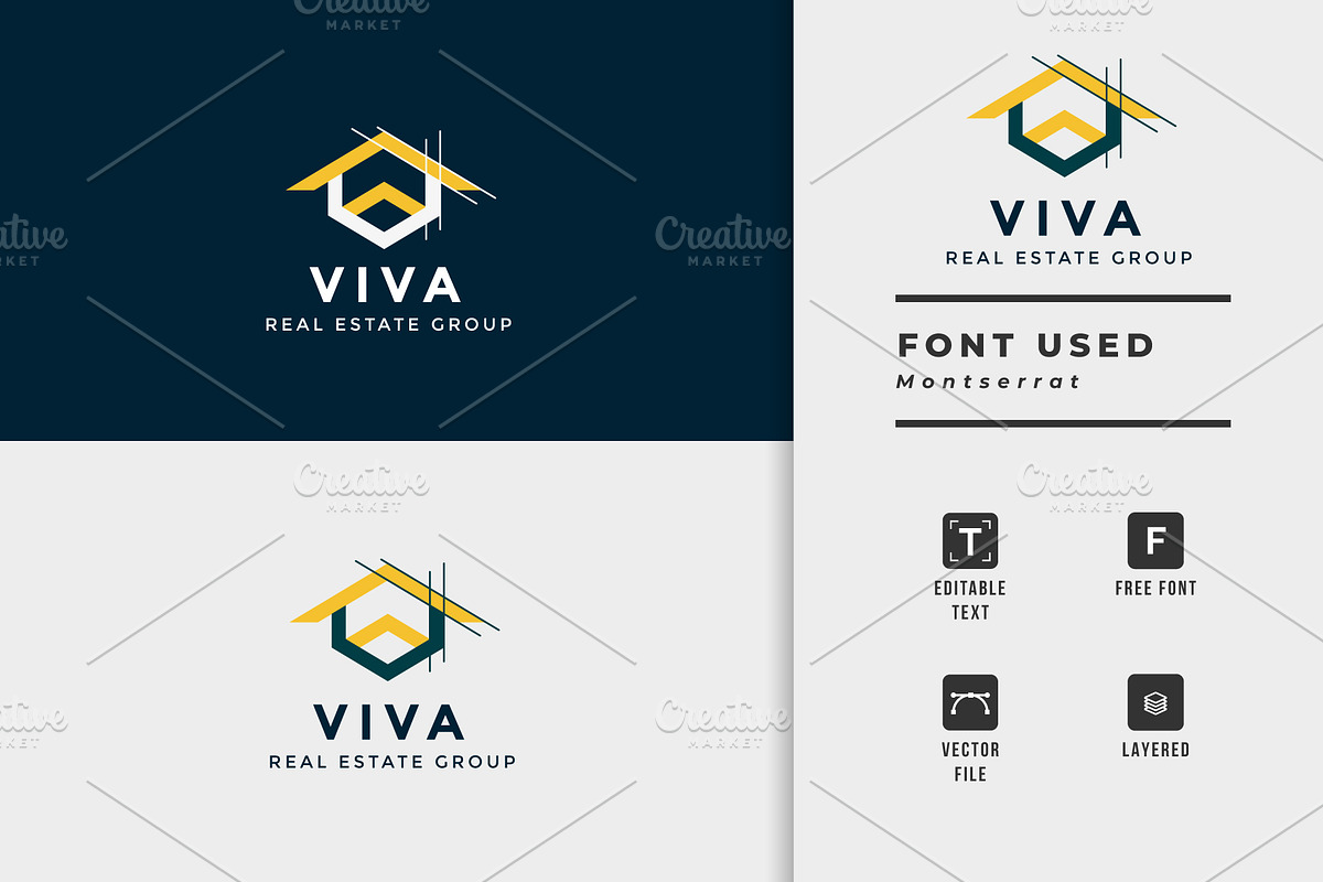 Real Estate Logo, a Branding & Logo Template by Izalsye (Photo 2 of 4)