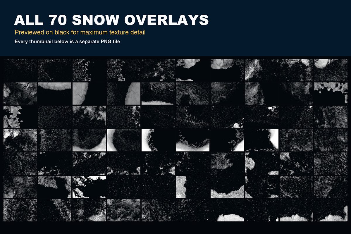 70 Real Snow Ground PNG Overlays, a Texture Graphic by vovan (Photo 3 of 9)