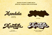 Basuki Script Font, a Script Font by Allmostudio (Thumbnail 4 of 14)
