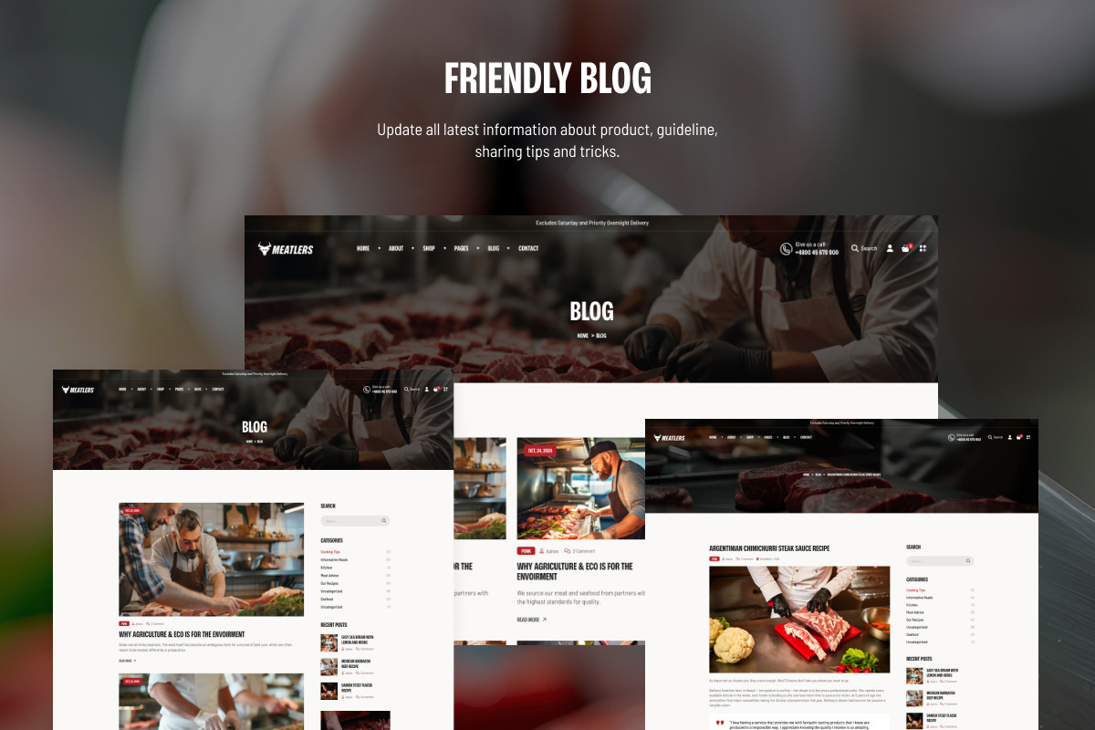 Meatlers – Butcher Meat Shop, a WordPress Template by Opal Wordpress Theme (Photo 7 of 7)