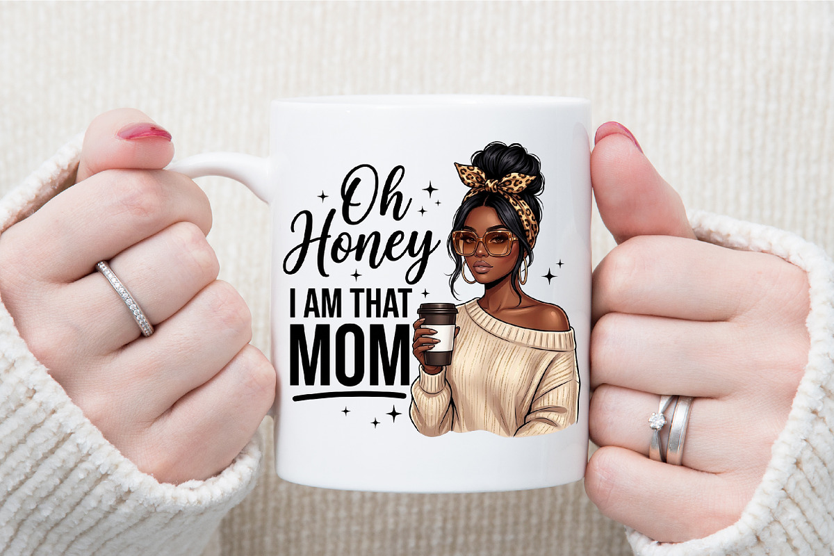 Leopard Mama Mothers Day Coffee Mom, a Seasonal Illustration by Sublimation Artist (Photo 7 of 9)