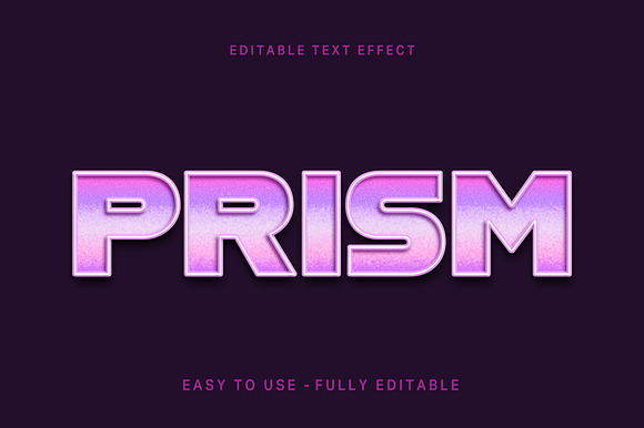 Gradient Holographic Text Effect preview 3