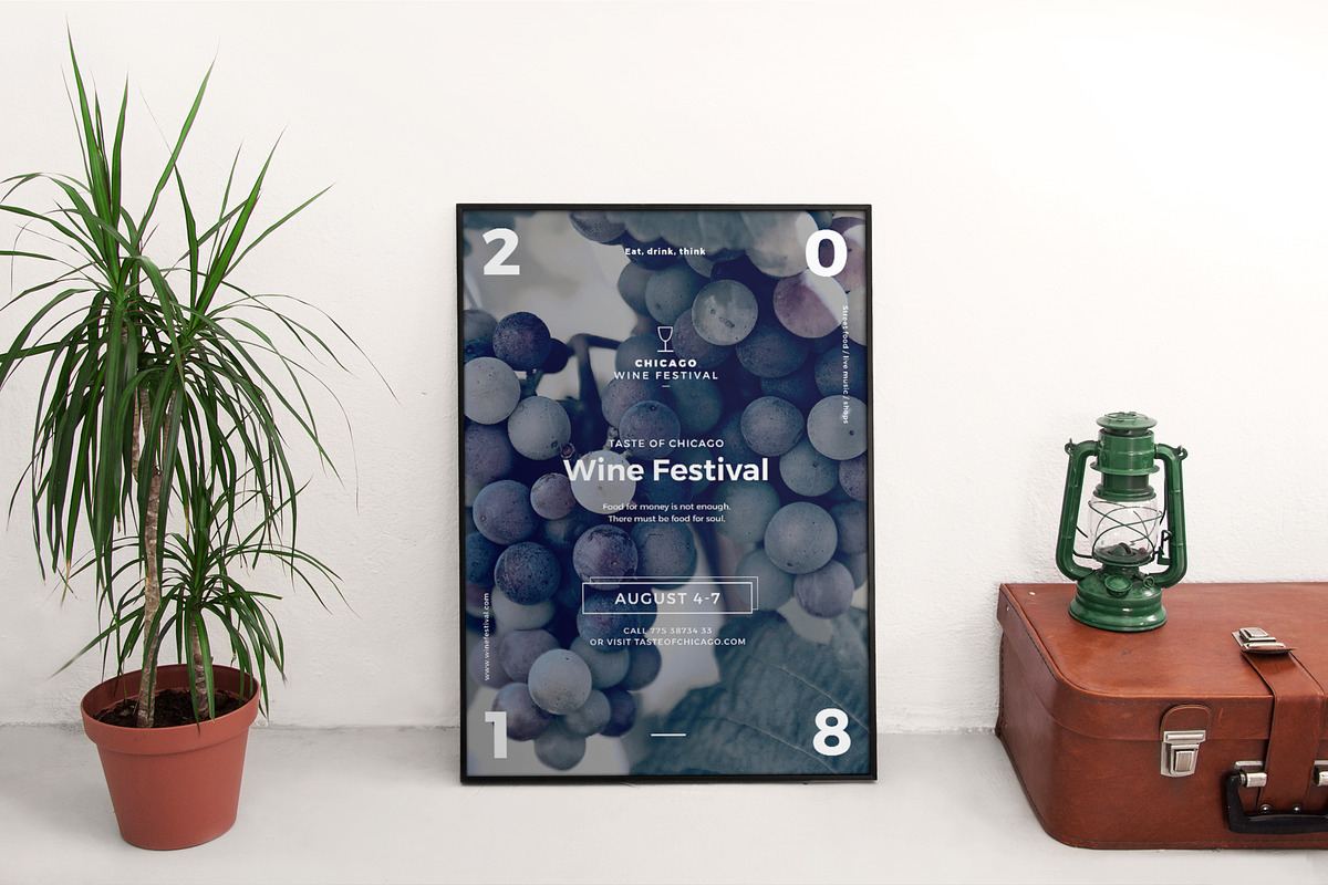 Mega Bundle | Wine Festival, a Poster Template by Amber Graphics (Photo 9 of 13)