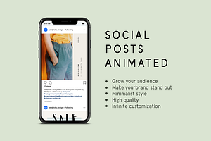 Instagram Animated Posts - Minimal