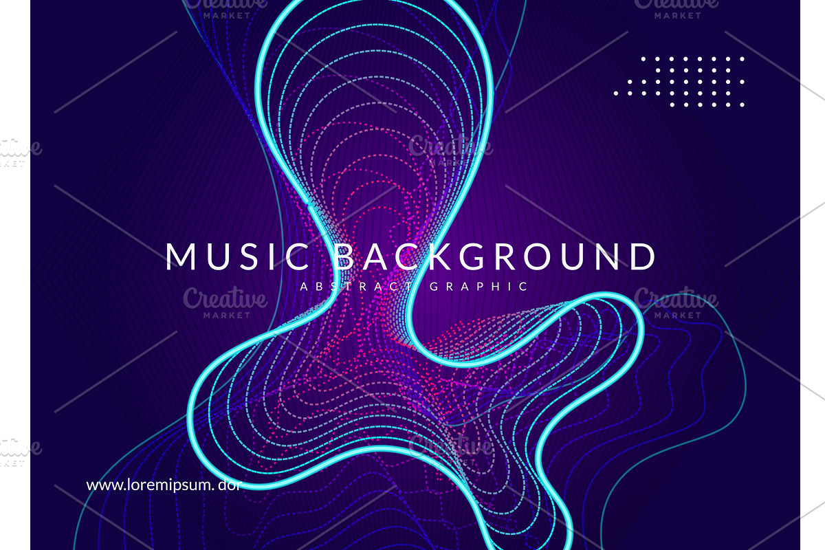 Edm Banner. Violet Dance Event, a Technology Illustration by Holo Art