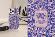10 Maze Seamless Pattern, a Pattern Graphic by Morand Union (Thumbnail 11 of 22)