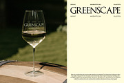 Greenscape 01 : Vineyard Wine Glass, a Cups & Container Mockup by Made by Attic (Thumbnail 1 of 2)