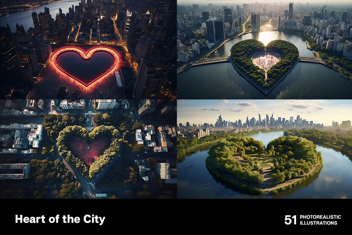 Heart of the City - 51 images, an Object Illustration by Handmadefont (Photo 10 of 14)