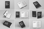 Soft Cover Book Mockup, a Print Template by Petr Stránský (Thumbnail 1 of 13)