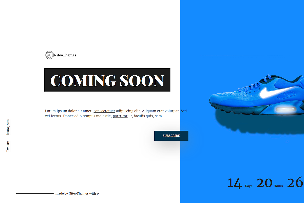 Apollo - Coming soon Landing Page, a WordPress Template by NiteoThemes (Photo 4 of 5)