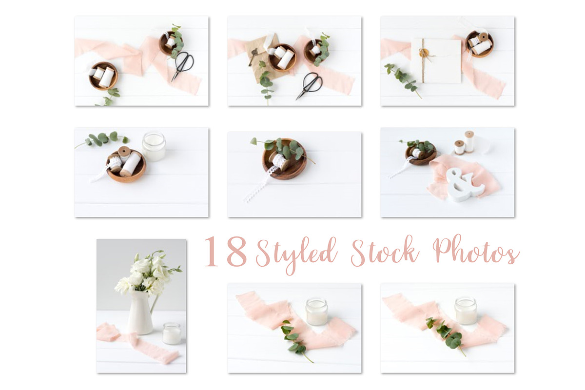 Elegant Blush Wedding Mockup Bundle, a Packaging Mockup by Marsala Digital (Photo 13 of 17)