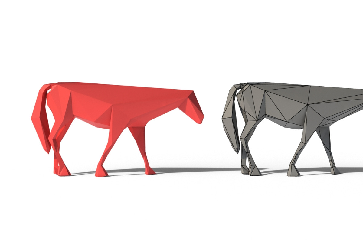 Low Poly Horses Pack, an Animal 3D Model by Tedi Permana (Photo 22 of 28)
