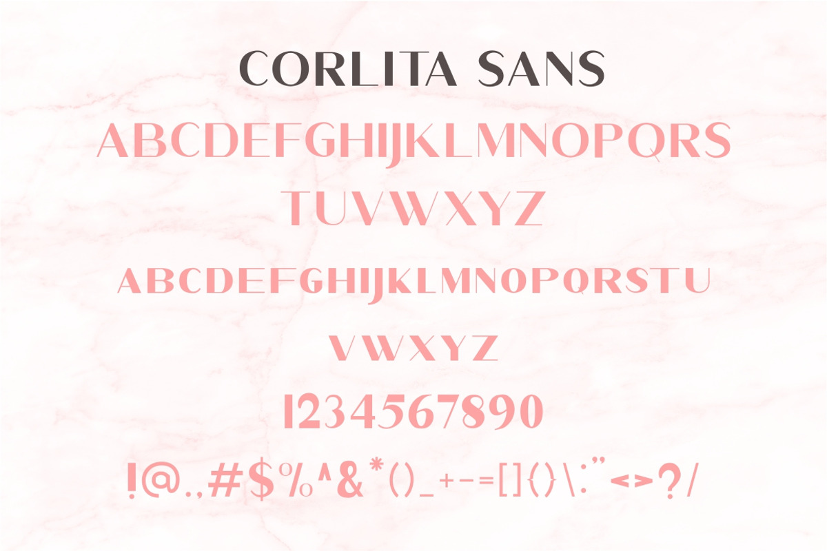 Corlita - Font Trio preview 8