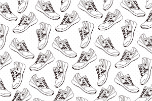 Sneakers pattern
