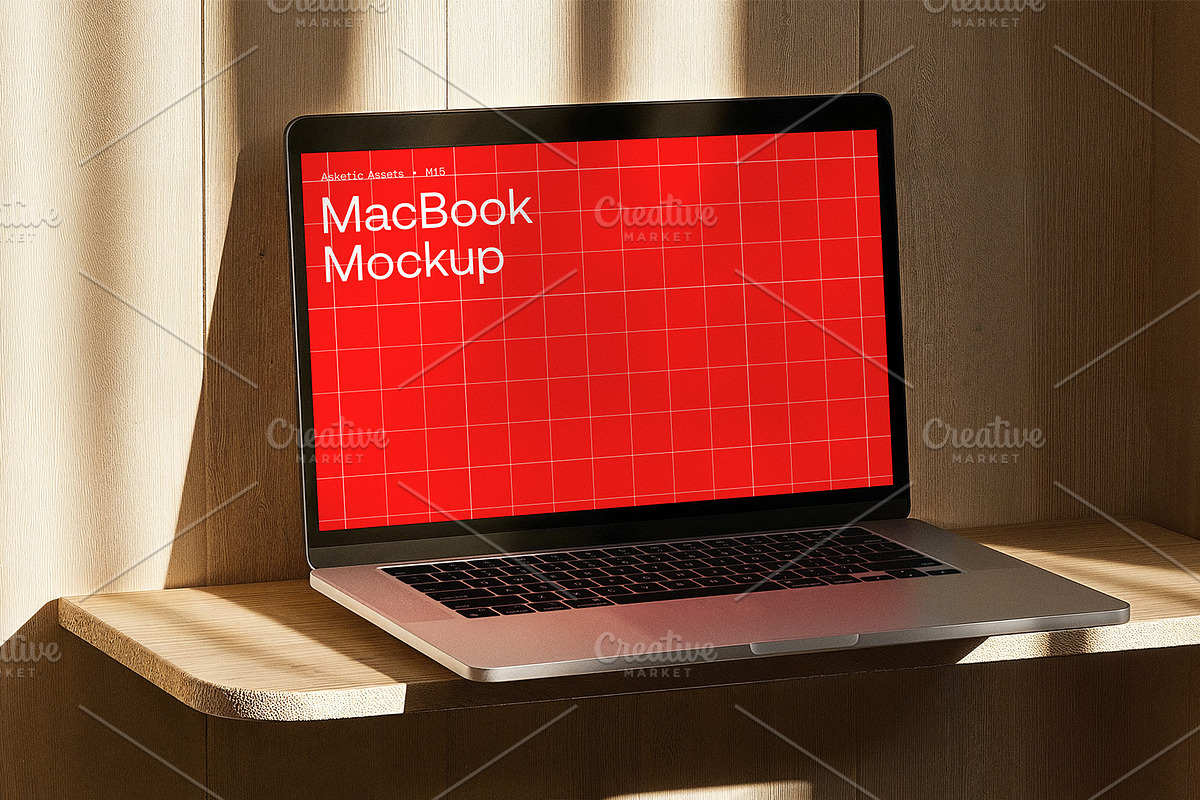 MacBook Mockup M15, a Mac Mockup by Asketic (Photo 1 of 4)