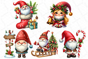 Cute Christmas Gnome Sublimation Bun, an Illustration by DreamPrint404 (Thumbnail 6 of 6)