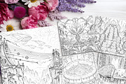 80 Alien Ruins Coloring Pages Bundle, a Brochure Template by LA Design (Thumbnail 7 of 10)