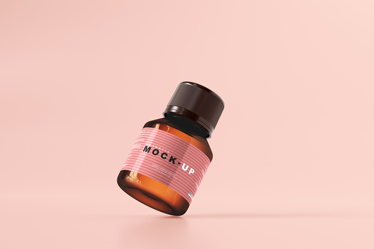 250+ Cosmetic Branding Mockup Bundle, a Cups & Container Mockup by pmvch (Photo 224 of 273)