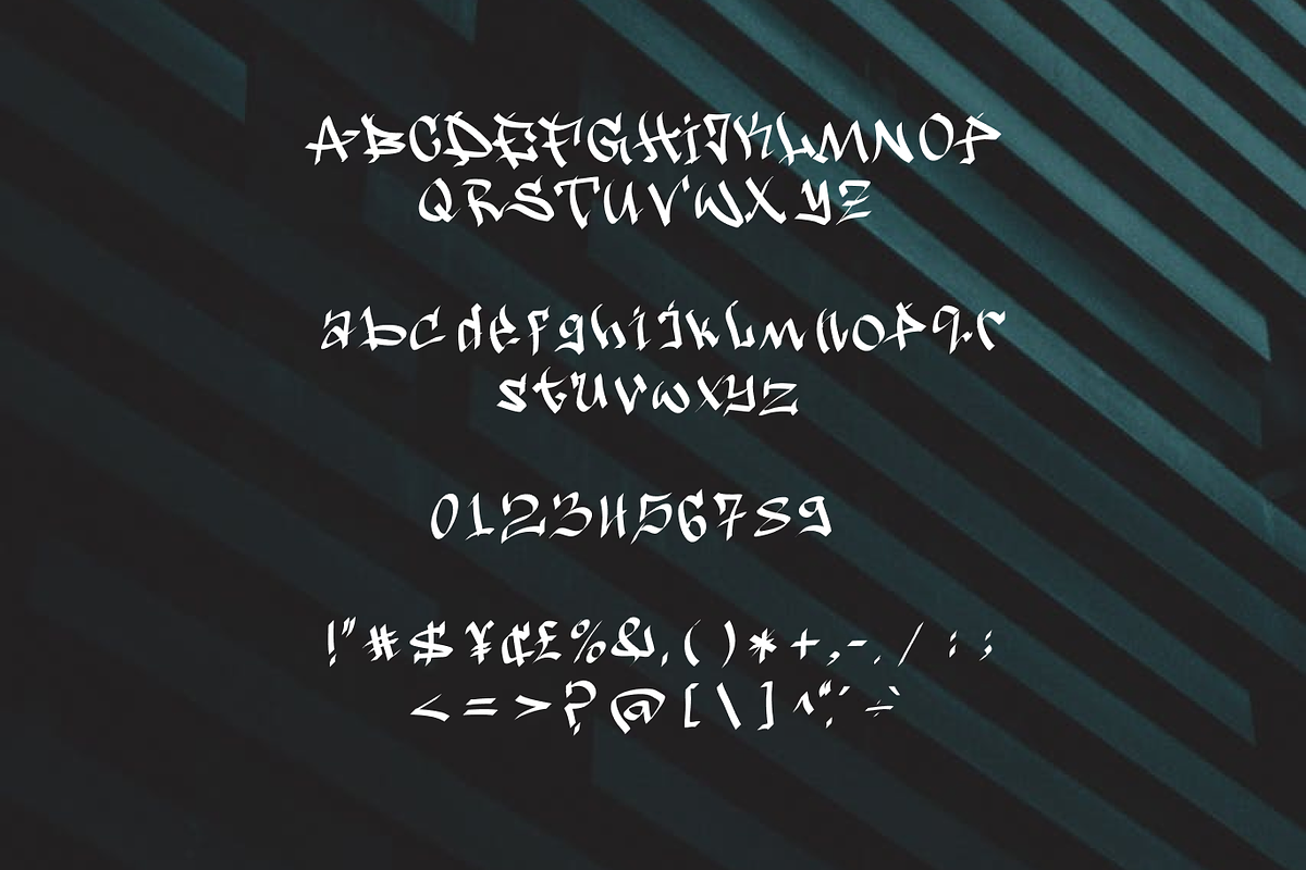 Breaking Noise - Graffiti Font, a Handwritten Font by BeadyLab (Photo 2 of 7)