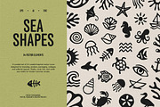 Sea Shapes — 54 Vector Elements, an Object Graphic by Design Squad (Thumbnail 1 of 5)