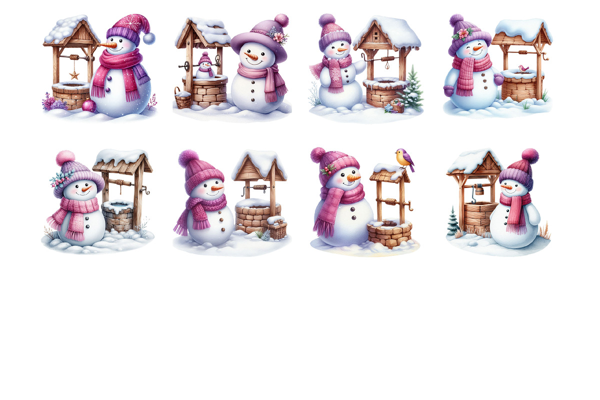 Snowman Winter Christmas, an Illustration by Design Market (Photo 2 of 3)