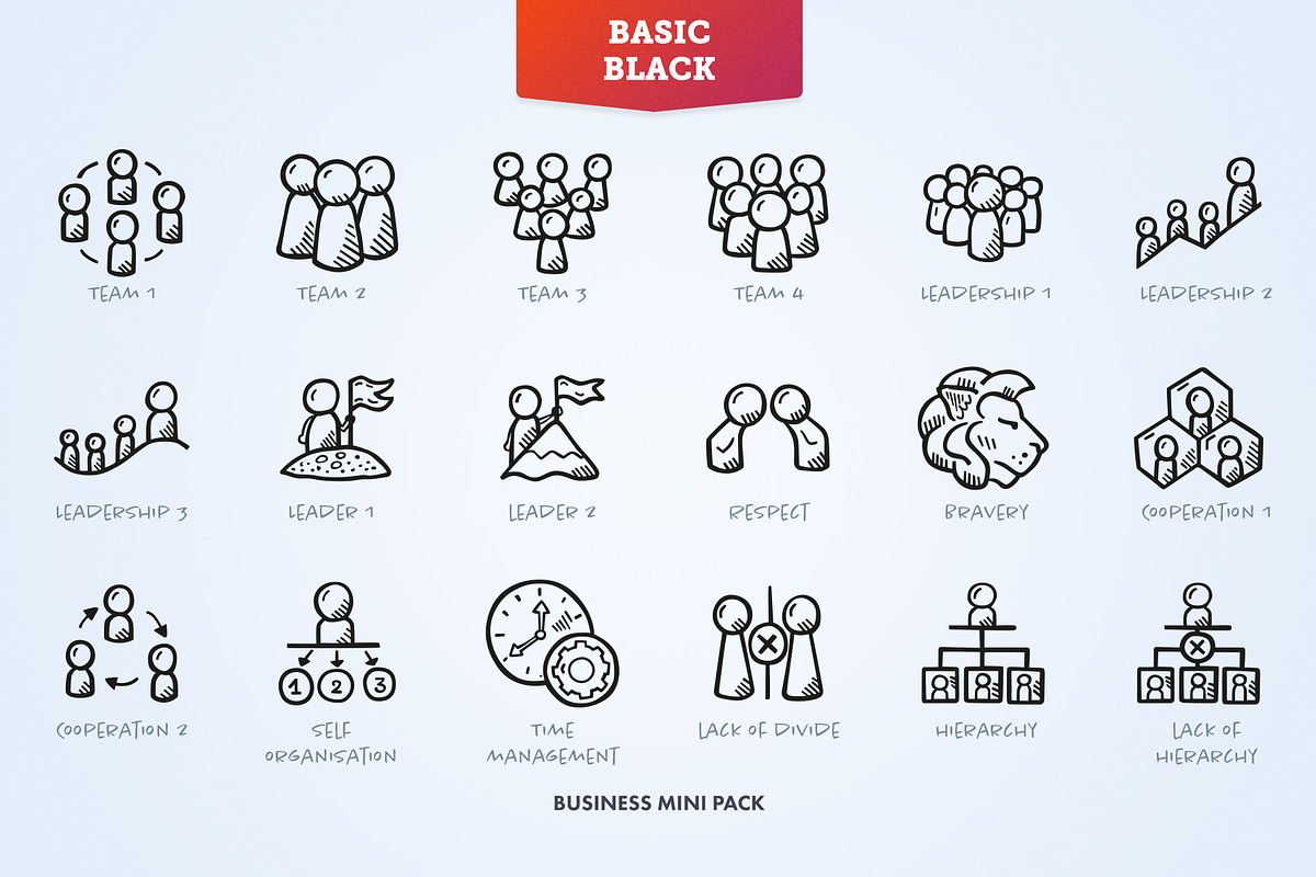 Teams And Values - Business Icons, an Icon by Good Stuff No Nonsense (Photo 4 of 13)