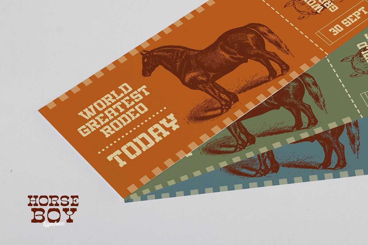 Horse Boy Typeface, a Serif Font by alit design (Photo 3 of 18)
