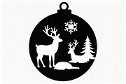 15 Christmas Laser Cut Ornament Bund, a Graphic by hafijul (Thumbnail 3 of 13)