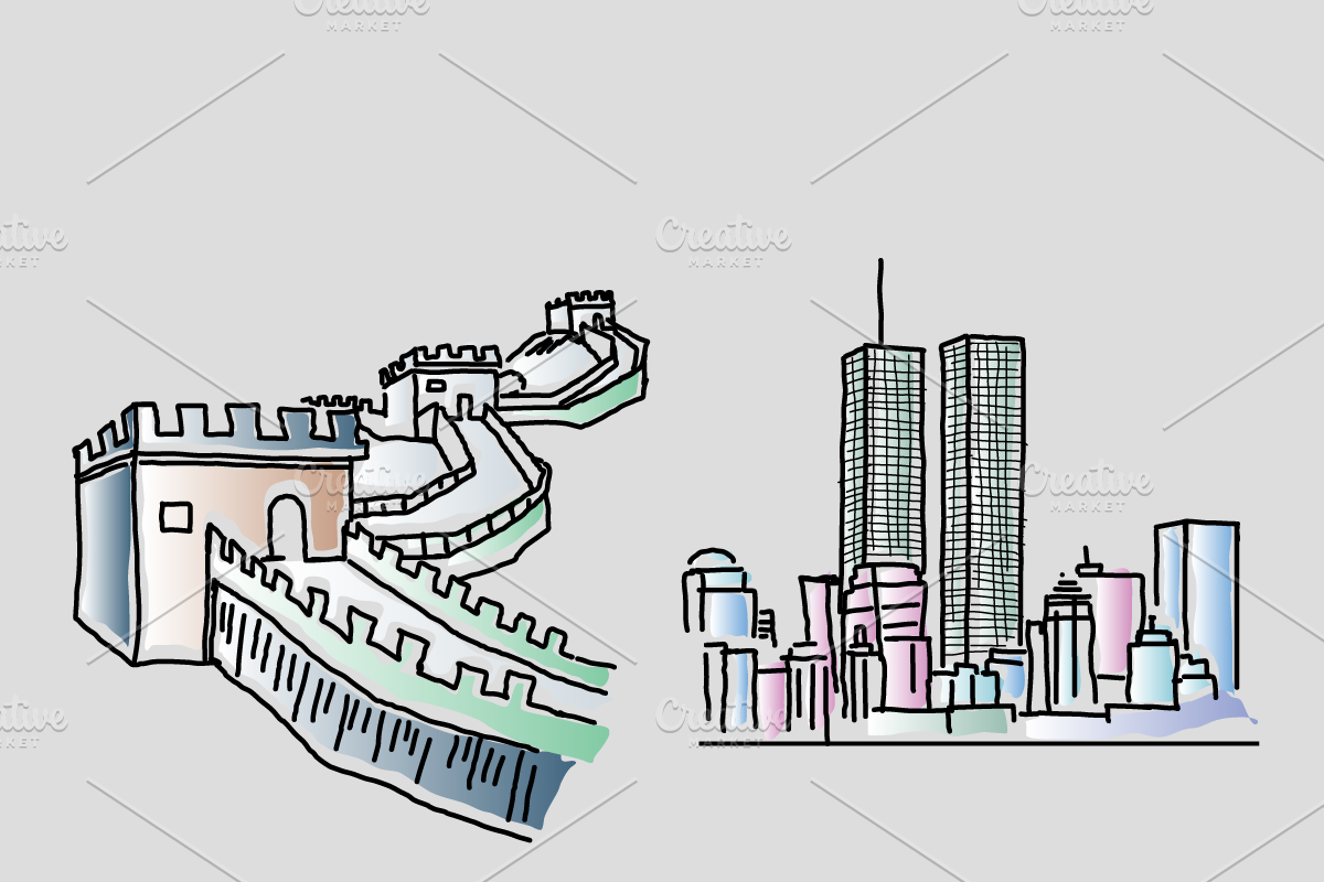 27 Landmarks, an Illustration by Jadugar Design Studio (Photo 12 of 13)