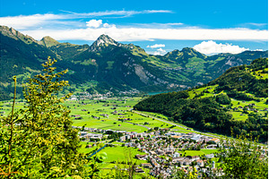 Linth River valley in Switzerland, a Nature Photo by Leonid Andronov
