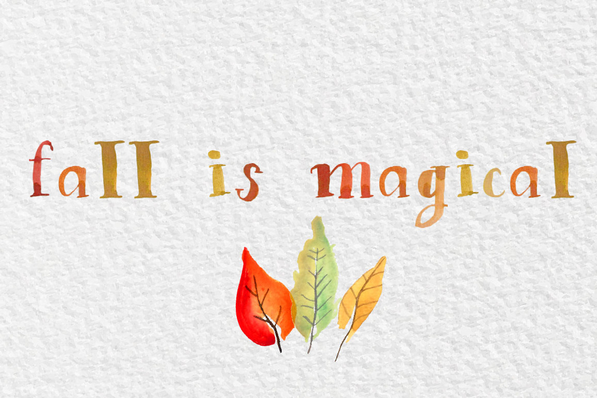 Sarah & Jon Watercolor Font preview 6