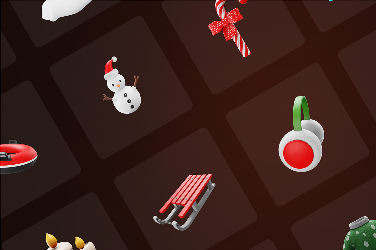 Santa 3D V2 (Christmas Pack), an Object 3D Model by Iqonic Design (Photo 5 of 10)