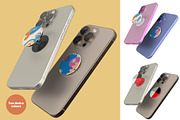 PopSockets Mock-up, an iPhone Mockup by Colatudo Store (Thumbnail 4 of 8)