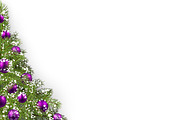 Big violet Christmas & New Year set, a Decorative Illustration by Vjom (Thumbnail 7 of 20)