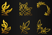 Golden Floral Corner V1, an Object Graphic by sekitarief (Thumbnail 2 of 3)