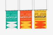 Vertical Flag Mockup, an Advertising Mockup by Permadi Creative (Thumbnail 2 of 3)