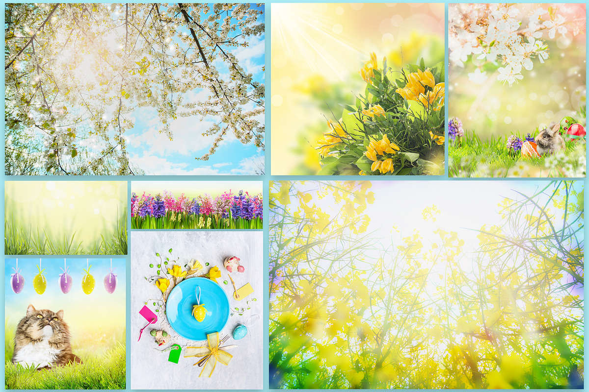 Yellow springtime and Easter BUNDLE, a Background Photo by VICUSCHKA (Photo 2 of 3)