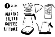Coffee Geek Hand Drawn vector pack, a Food Illustration by Lettering Shop by EJ (Thumbnail 6 of 12)