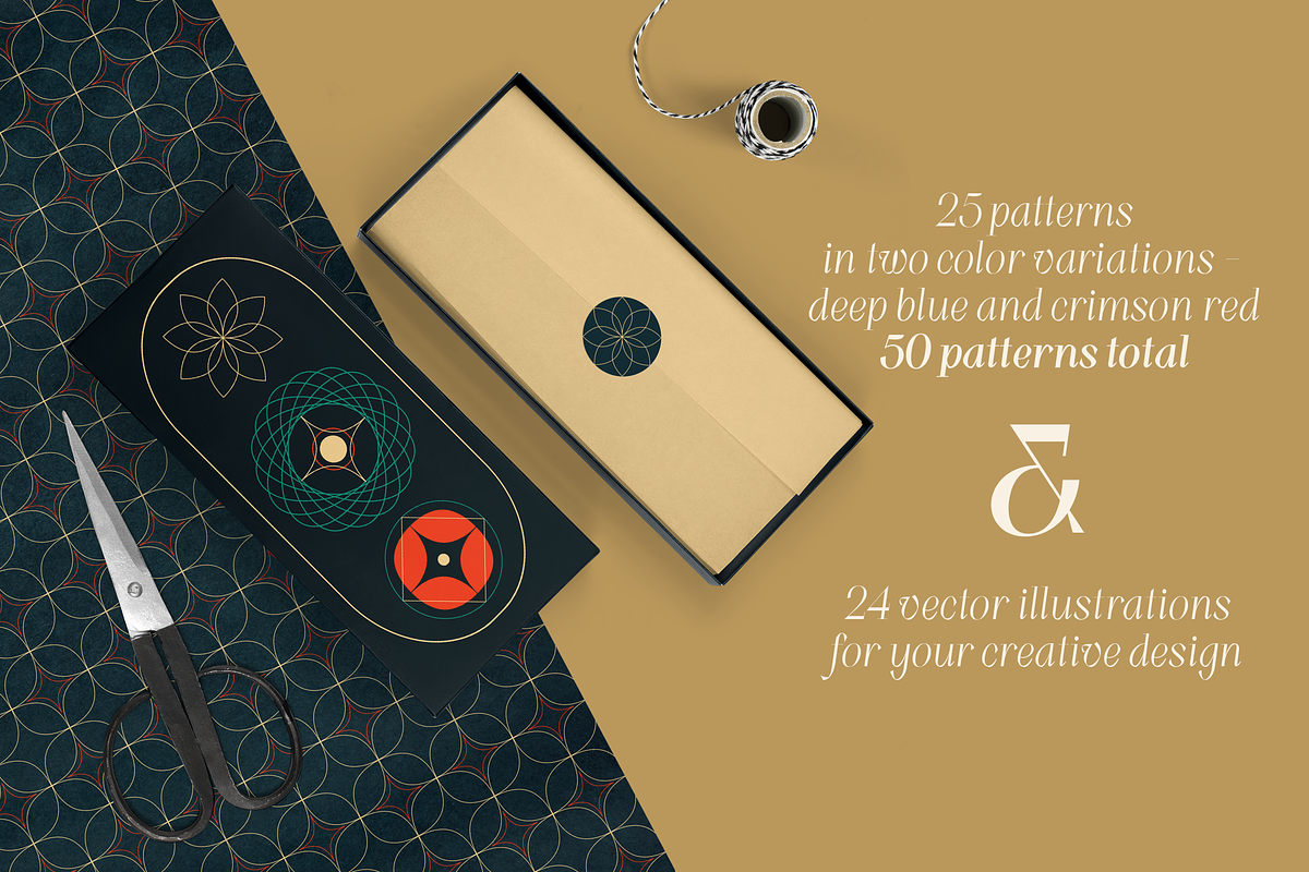 Kinetismus - vector set, a Pattern Graphic by Deveze Art & Co (Photo 2 of 10)