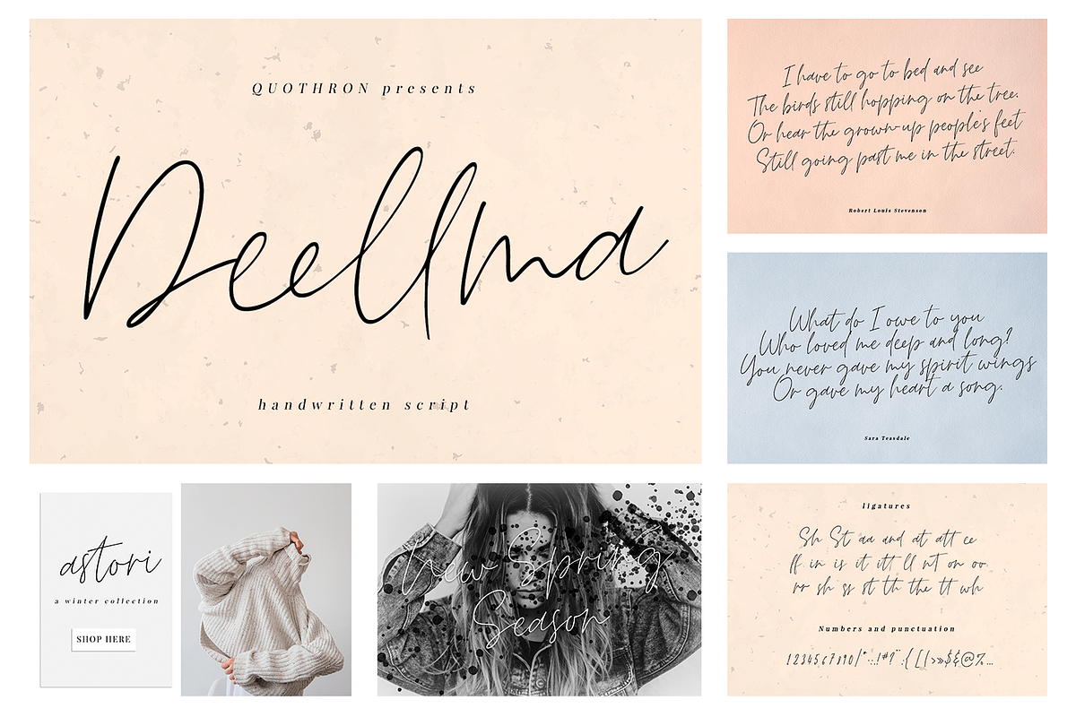 Hand Written Font Bundle 90 in 1, a Script Font by Quothron (Photo 20 of 64)