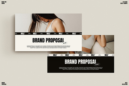 NOLE / Brand Proposal, a Presentation Template by Wildnun Studio