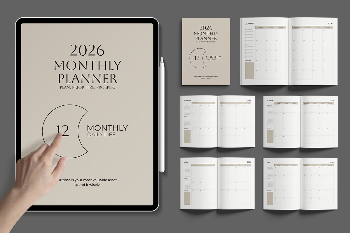 Monthly Productivity Planner