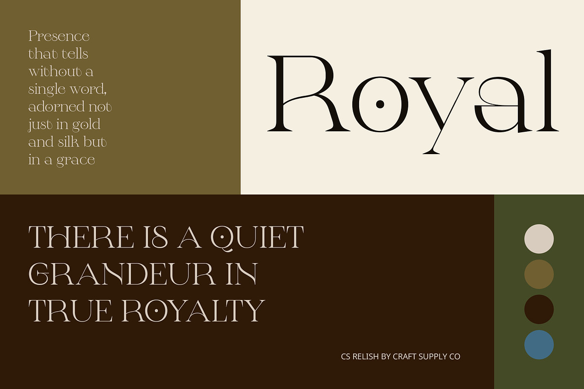 CS Relish – Aesthetic Font, a Serif Font by Craft Supply Co. (Photo 2 of 8)