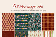 Christmas Backgrounds Frames Flowers, an Object Graphic by Yuliya Derbisheva (Thumbnail 9 of 14)