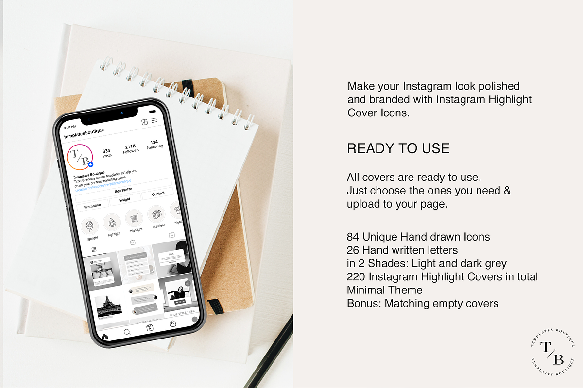 Instagram Story Highlight Cover Icon, a Social Media Template by Templates Boutique (Photo 6 of 8)