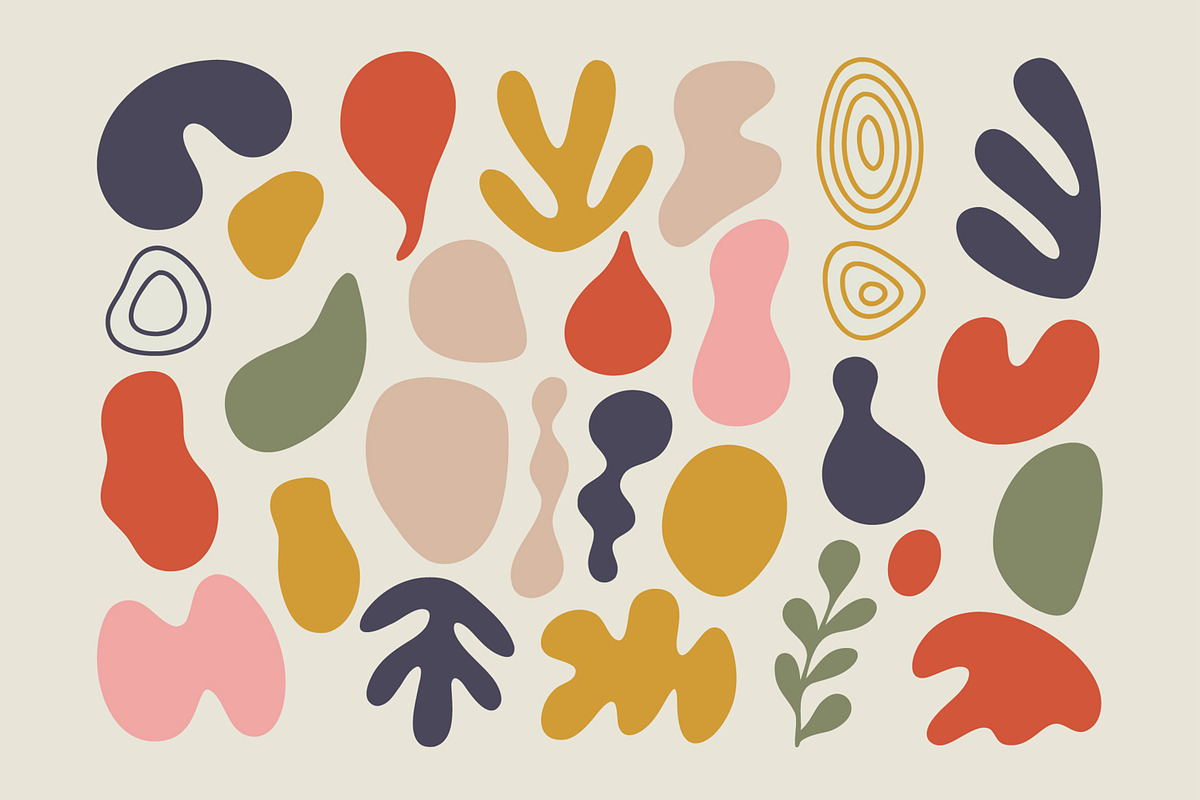 Abstract Graphic Shape Vector Set, a Stationery Template by MightyDesign (Photo 3 of 6)