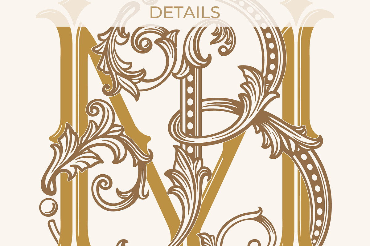 MB BM Wedding Monogram Logo, a Branding & Logo Template by LogoAV (Photo 6 of 6)