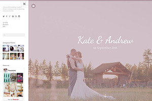 Wedding Tumblr Theme, a Websites & App Template by Themelantic